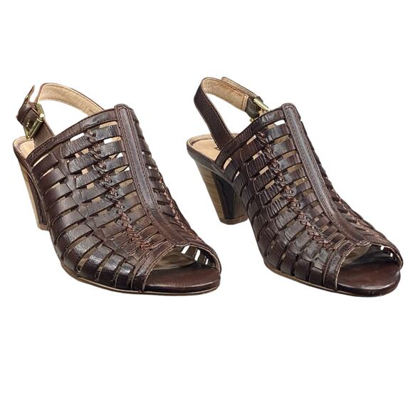 Pikolinos Women's Java Brown Gladiator Slingback Sandal Size US 7.5/8 - Picture 5 of 13